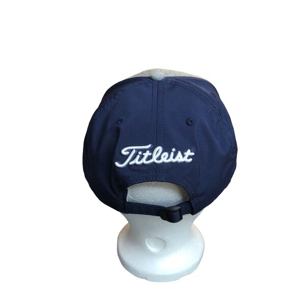 Titleist Cap Adjustable Golf Hat Navy & Gray Cotton/Polyester Blend Men One Size - Picture 9 of 12